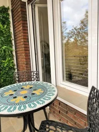 Muebles de Jardín de materiales naturales para pequeño balcón