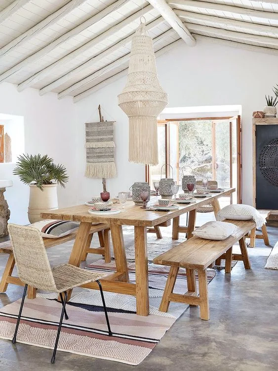 Estilo boho chic de tendencia