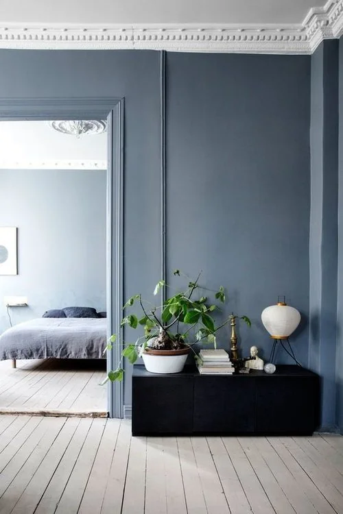 Tonos azul más sobrios para espacios elegantes Tonos azul mas sobrios para espacios elegantes
