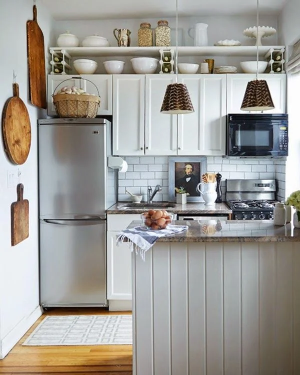 Más espacio en una cocina pequeña Más espacio en una cocina pequeña
