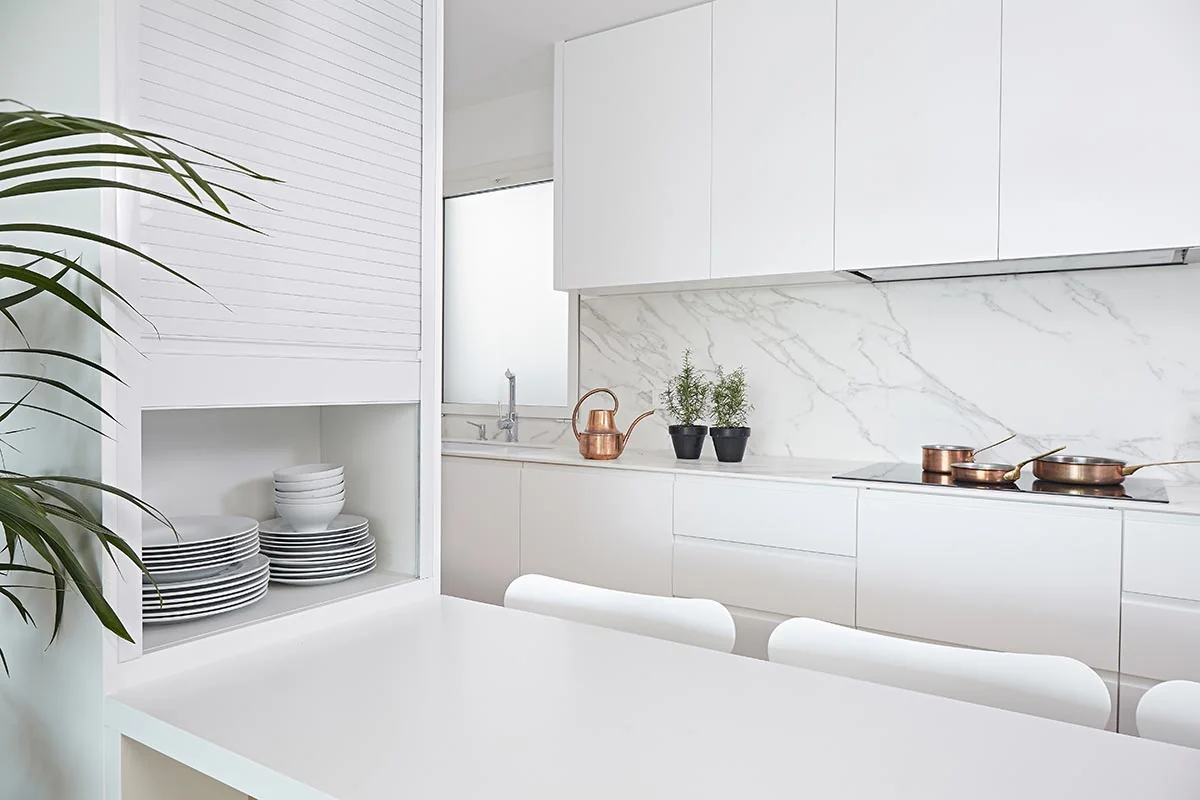 Diseño de cocina Feng Shui por Inspiracion al Cuadrado Cocina feng shui por Inspiracion al Cuadrado