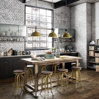 Cocina de obra industrial