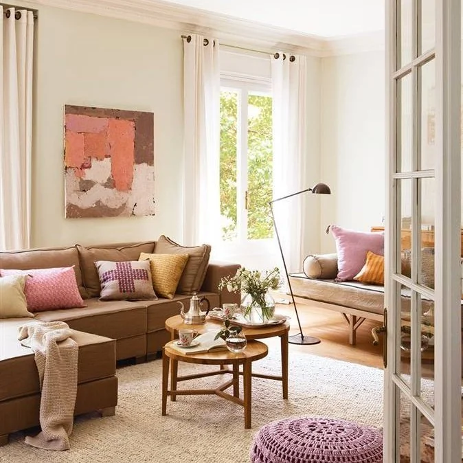 Decorar con el color de textiles y accesorios Decorar con el color de textiles y accesorios