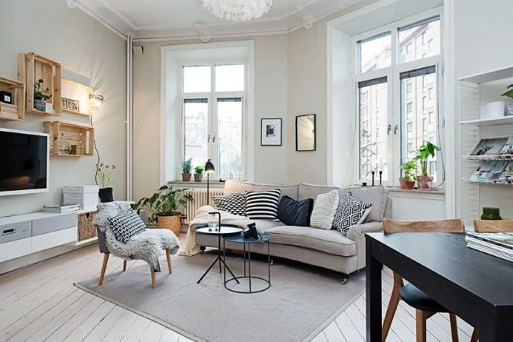 Consejos para comprar muebles y no equivocarse Salon de estilo nordico