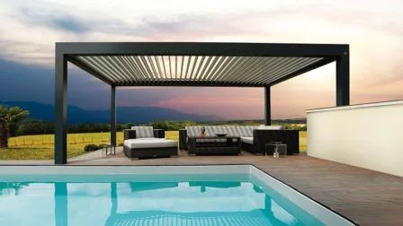 Pergola bioclimatica en piscina Pergola bioclimatica en piscina