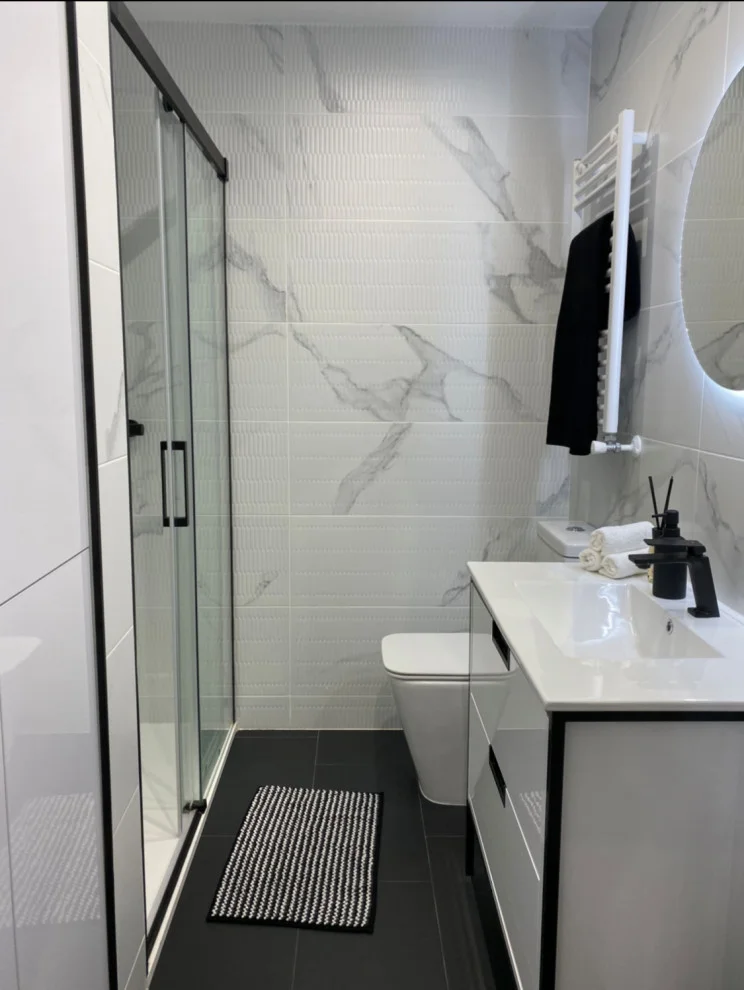 Proyecto Llave En Mano En Piso De Lujo En Madrid.  Baño