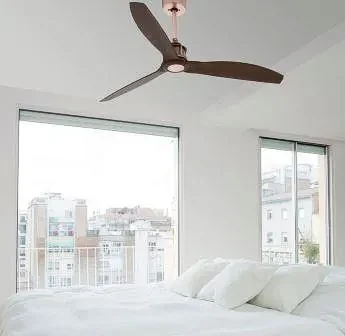 Ventilador de madera de techo