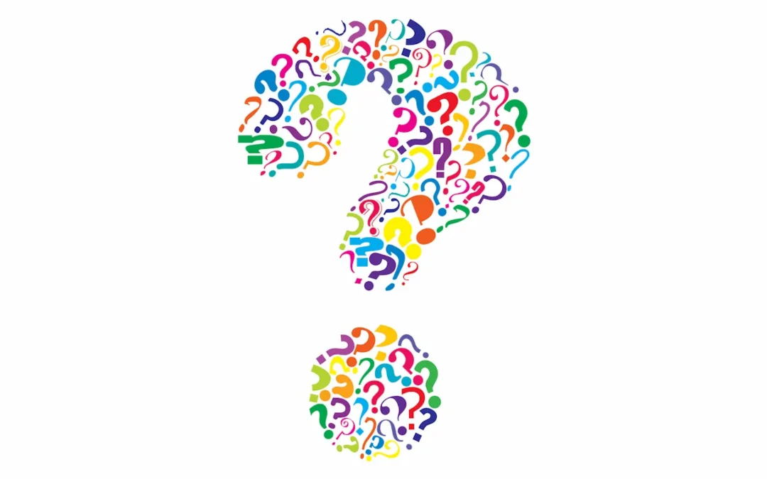 interrogantes de colores